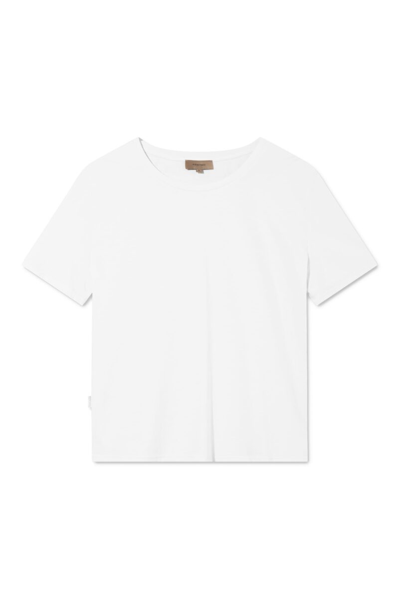 TRISH LIGHT COTTON JERSEY - HVID