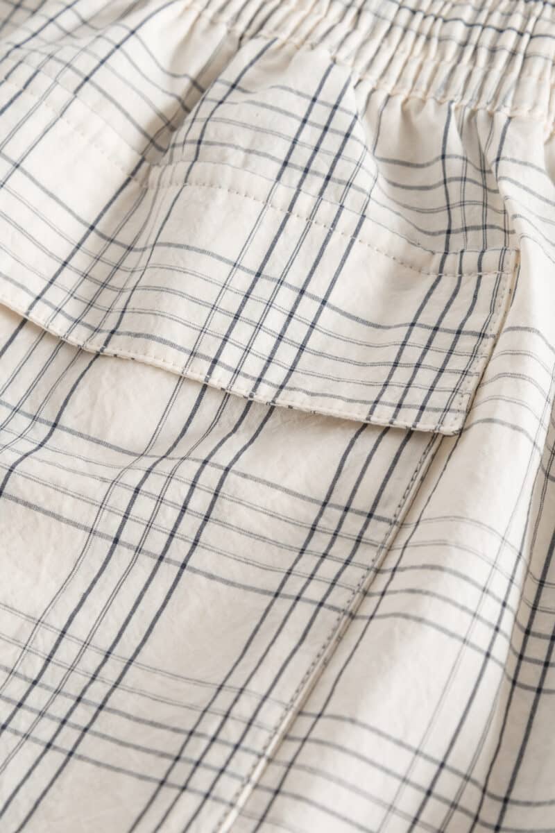 PIPI COTTON CHECK - IVORY/BLACK CHECK - Image 2