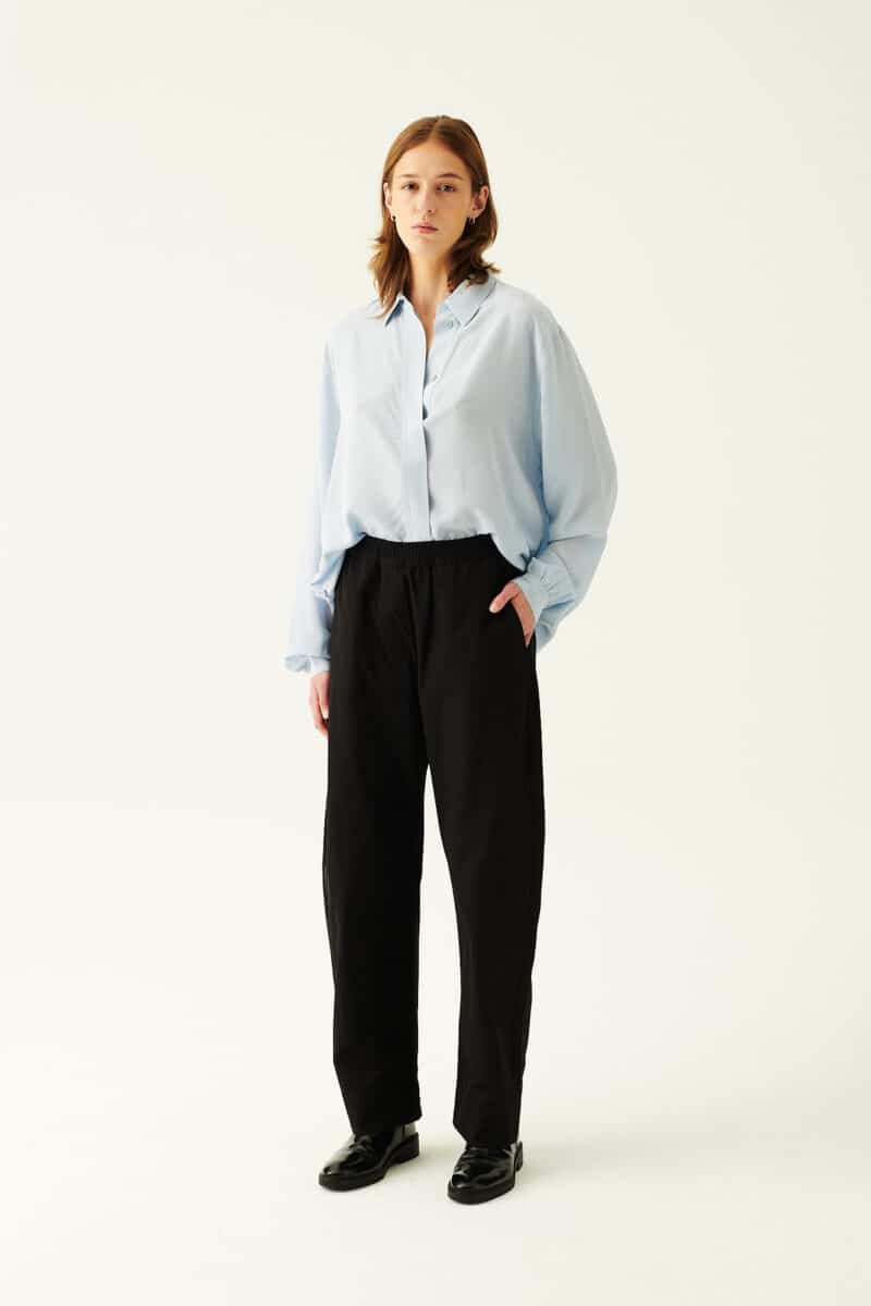 PALLA TRENCH COTTON - SORT