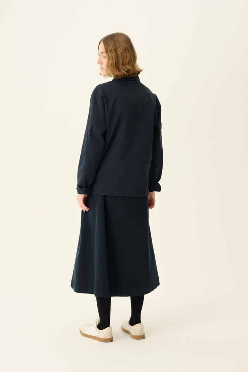 PEN PRE DYED TWILL - MØRKEBLÅ - Billede 5