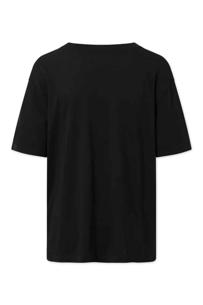 MARS T-SHIRT BAMBUS BOMULD - SORT - Billede 3