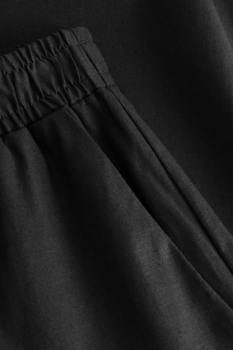 PALLA HEAVY LINEN - SORT - Billede 4