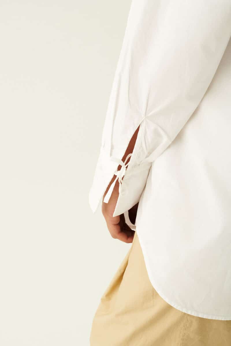 SIGNE GARMENT DYED POPLIN - HVID - Billede 10