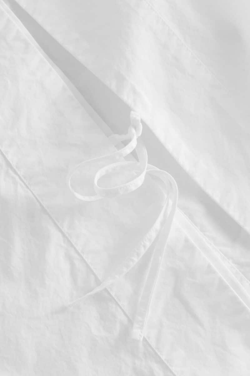 SIGNE GARMENT DYED POPLIN - HVID - Billede 4