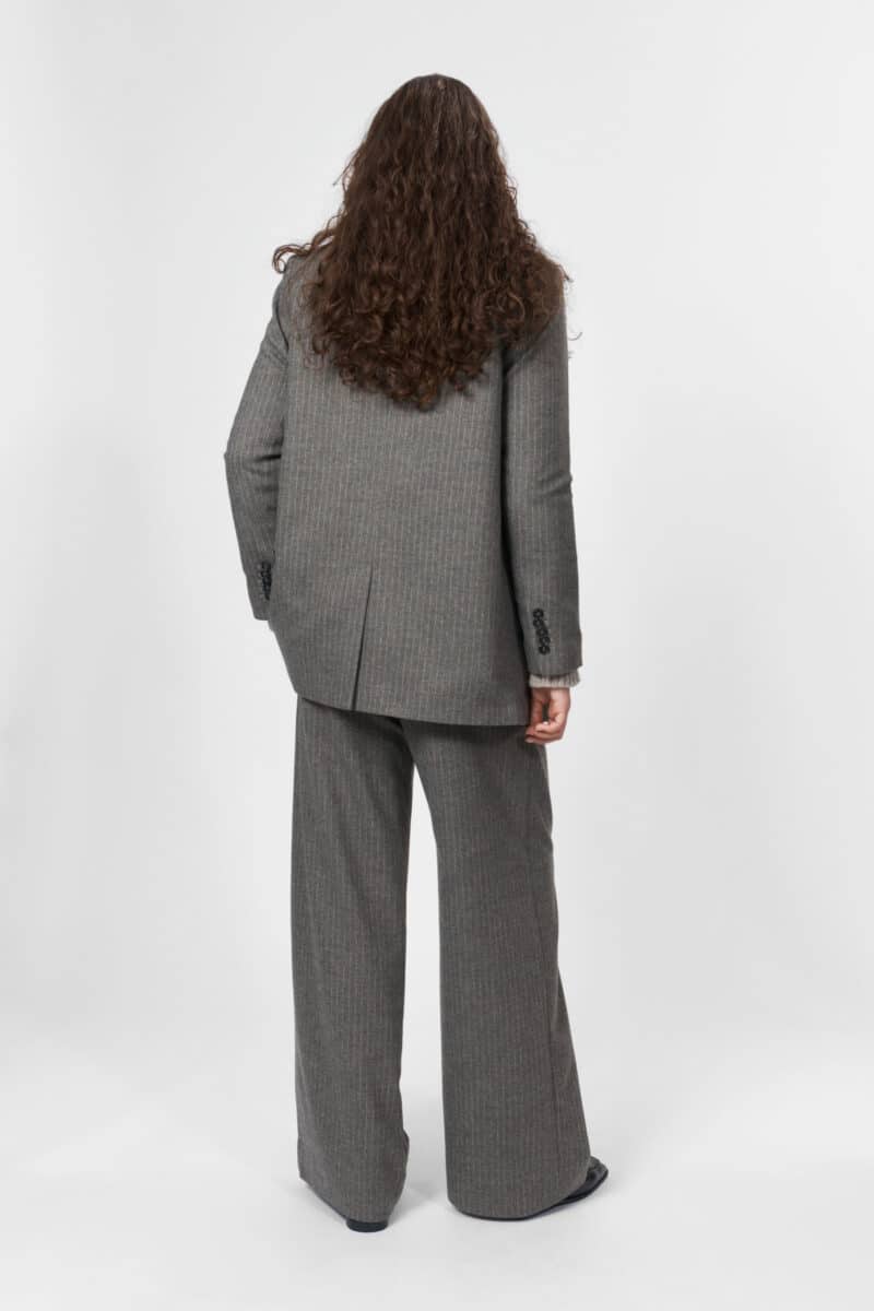 GOSTA PANTS - MULTI GRÅ STRIBET - Billede 6