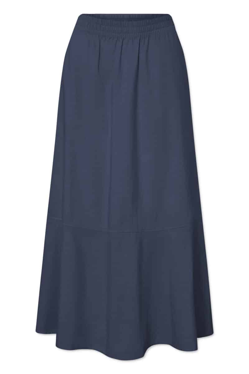 PETULA ORGANIC GARMENT DYED POPLIN - MØRKEBLÅ - Billede 6