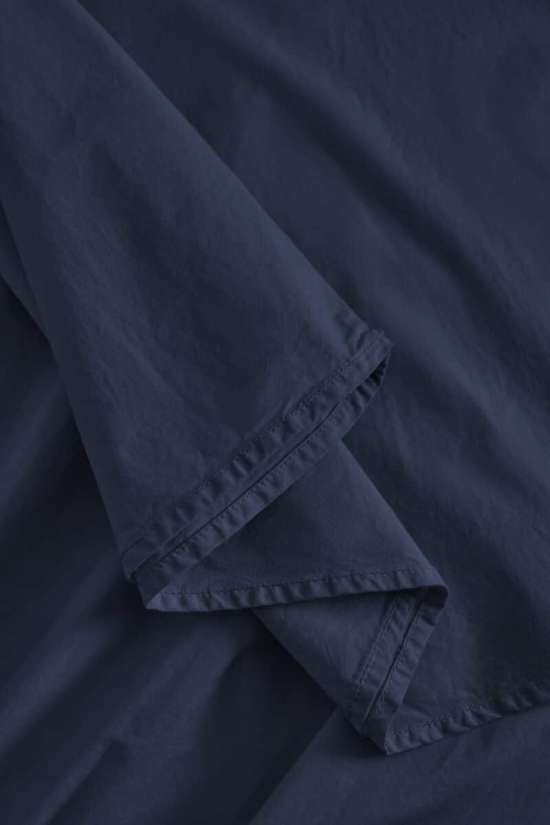 PETULA ORGANIC GARMENT DYED POPLIN - MØRKEBLÅ - Billede 8
