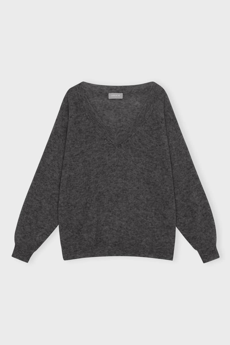 AMARA SWEATER - MØRKEGRÅ