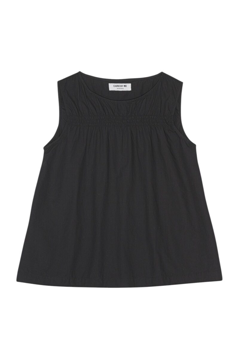 LAURA BELL TOP - SORT