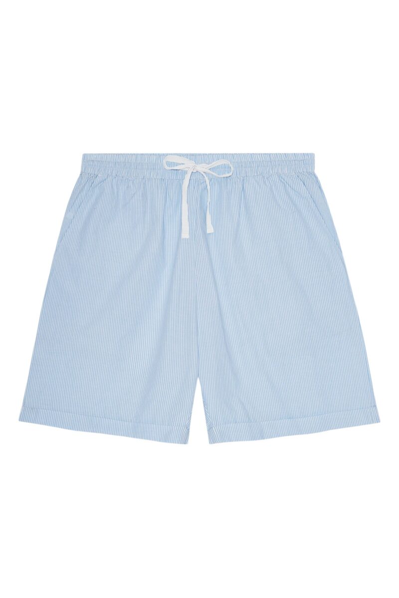 LAURA SHORTS - BLÅ/HVID STRIBET