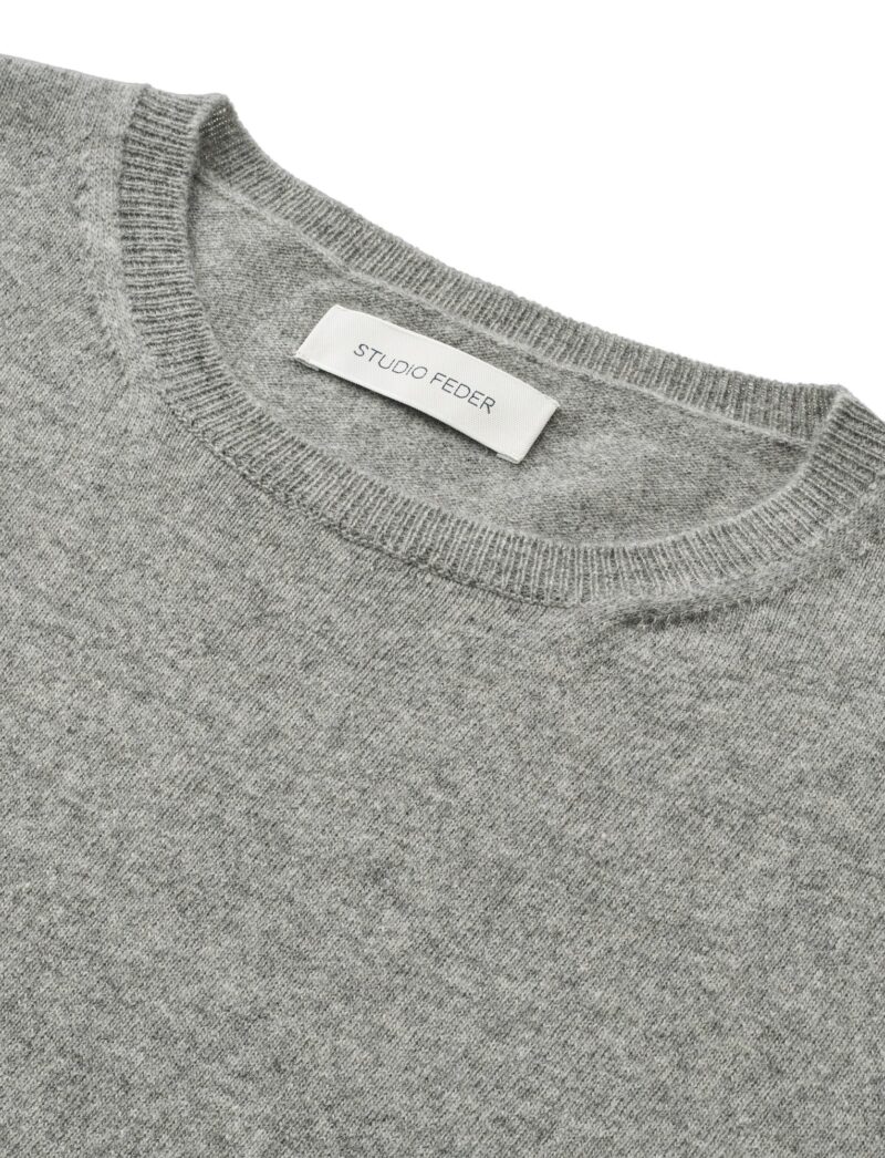 SOPHIE KNIT - LIGHT GREY MELANGE - Image 4
