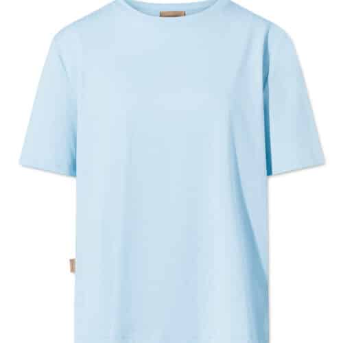 TRISH LIGHT COTTON JERSEY - LYSEBLÅ - L